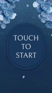 Blue Celebration Photo Booth Template – Mirror Booth Start Screens