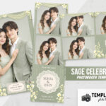 Sage Celebration Photo Booth Template