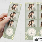 Sage Celebration Photo Booth Template Preview