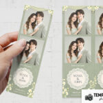 Sage Celebration Photo Booth Template Preview