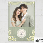 Sage Celebration Photo Booth Template Preview