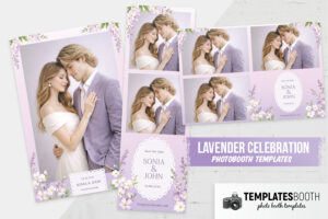 Lavender Celebration Photo Booth Template