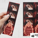 Red Celebration Photo Booth Template Preview