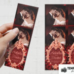 Red Celebration Photo Booth Template Preview