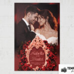 Red Celebration Photo Booth Template Preview