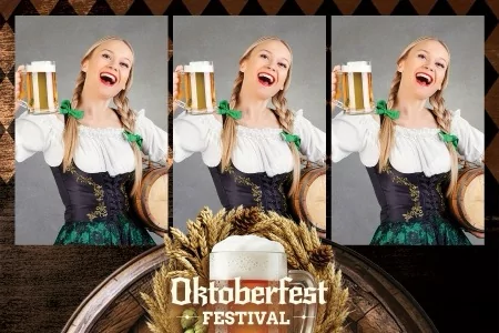 Oktoberfest Photo Booth Template