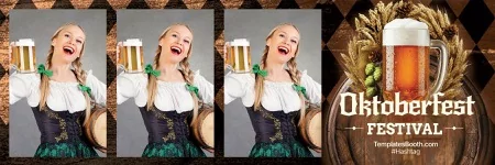 Oktoberfest Photo Booth Template