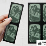 CCTV Heist Photo Booth Template Preview