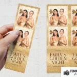 Golden Theme Party Photo Booth Template Preview