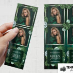 Green Party Photo Booth Template Preview