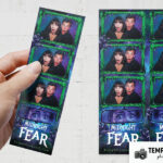 Aperçu du modèle Halloween Fear pour photobooth
