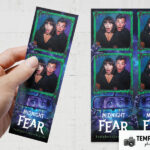 Aperçu du modèle Halloween Fear pour photobooth