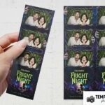 Aperçu du modèle Halloween Nuit de frissons pour photobooth