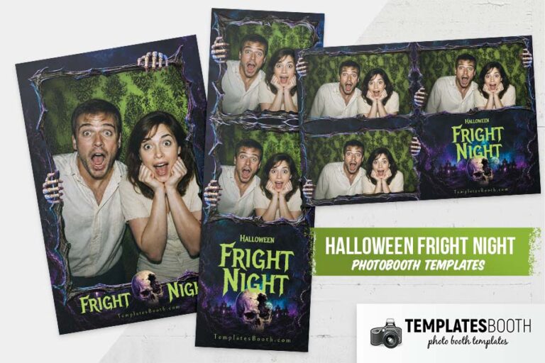 Halloween Fright Night Photo Booth Template