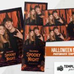 Halloween Spooky Night Photo Booth Template