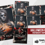 Midnight Fear Halloween Party Photo Booth Template