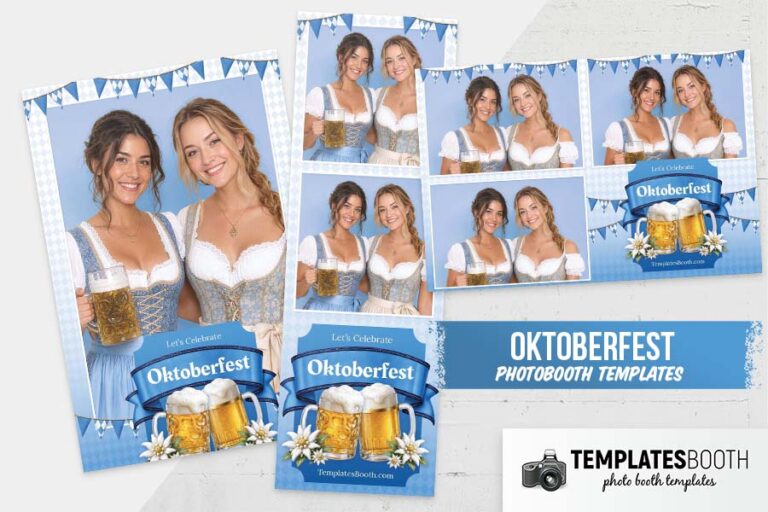 Oktoberfest Photo Booth Template