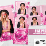 Pink Party Photo Booth Template