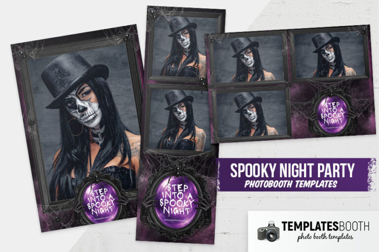 Spooky Night Party Photo Booth Template