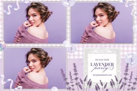 Lavender Party Photo Booth
