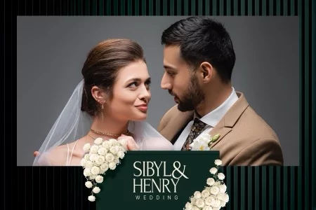 Green Celebration Photo Booth Template