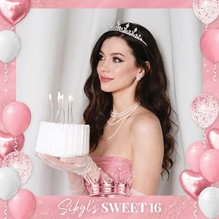 Sweet 16 Party Photo Booth Template
