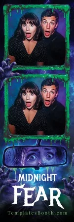 Modèle Halloween Fear pour photobooth – Bande photo 2x6