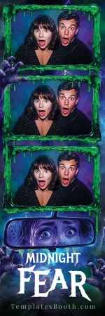 Modèle Halloween Fear pour photobooth – Bande photo 2x6