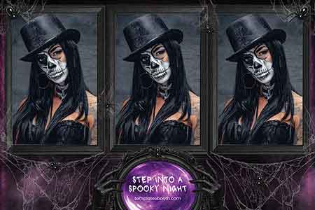 Spooky Night Party Photo Booth Template