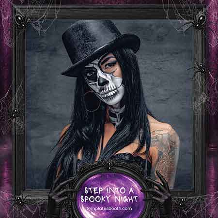 Spooky Night Party Photo Booth Template