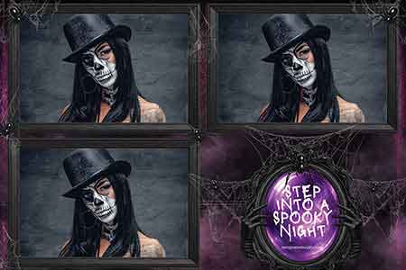 Spooky Night Party Photo Booth Template