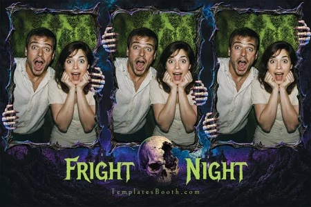 Halloween Fright Night Photo Booth Template