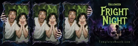 Halloween Fright Night Photo Booth Template