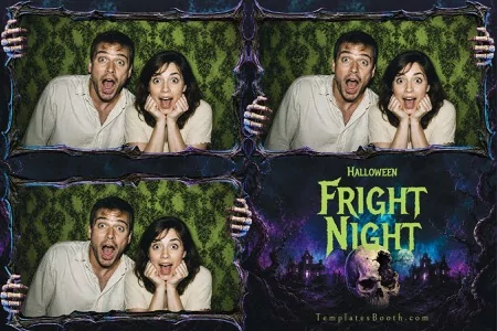 Halloween Fright Night Photo Booth Template