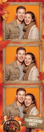 Modèle de fête de Thanksgiving pour photobooth – Bande photo 2x6