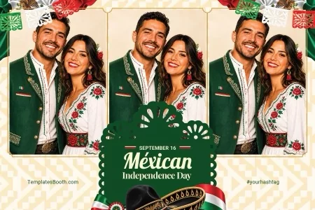 Mexican Independence Day Photo Booth Template