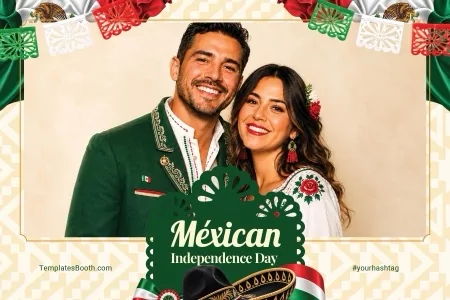 Mexican Independence Day Photo Booth Template