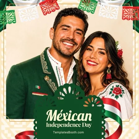 Mexican Independence Day Photo Booth Template