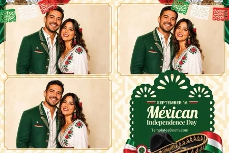 Mexican Independence Day Photo Booth Template