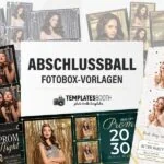 Abschlussball-Fotobox-Vorlagen