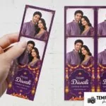 Diwali Celebration Photo Booth Template Preview
