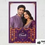 Diwali Celebration Photo Booth Template Preview