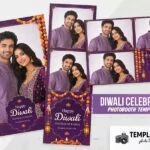 Diwali Celebration Photo Booth Template