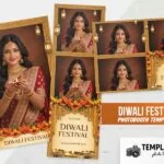 Diwali Festival Photo Booth Template Preview
