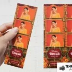 Diwali Party Photo Booth Template Preview