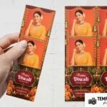 Diwali Party Photo Booth Template Preview