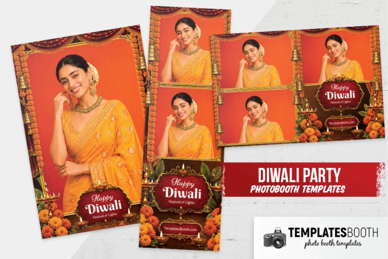 Diwali Party Photo Booth Template