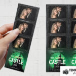 Halloween Castle Photo Booth Template Preview