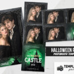 Halloween Castle Photo Booth Template