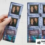Haunted Moments Photo Booth Template Preview